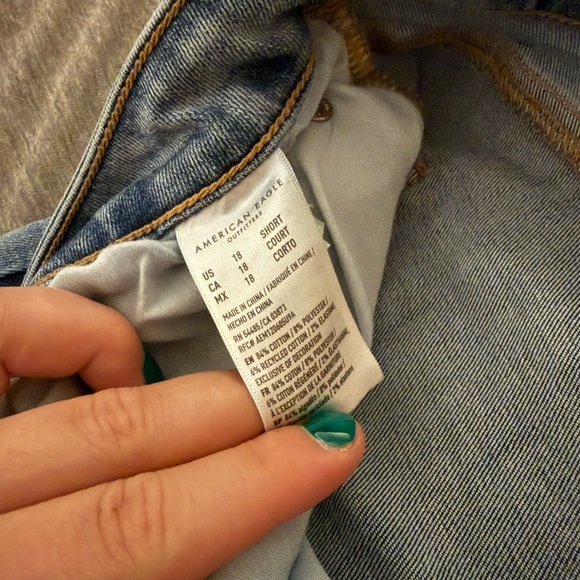 American Eagle Outfitters Light Blue Flare Jeans - Picture 3 of 4